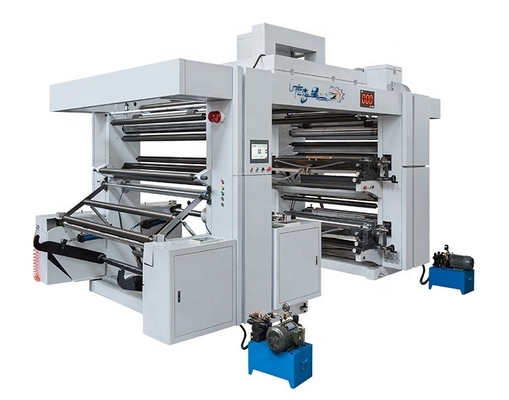 Factory Four Color PLC Control High-speed Disposable Nonwoven Fabric/Paper Bag Flexo Printing Machine