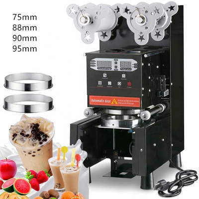 Fully Automatic Food Cup Sealer Milk Tea Take Away Automatic Cup Machinery Sealing Plastic Bags